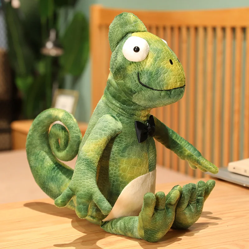 

25-50cm Soft Stuffed Lovely Lizard Crow Plush Toys Creative Cartoon Animals Doll Pillow For Girls Kids New Year Gifts Home Decor