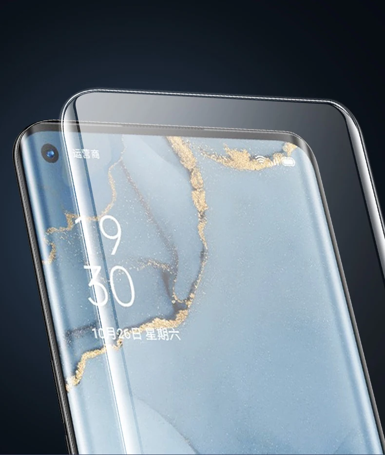 BoeYink УФ жидкий клей стекло для OPPO Reno 3 Pro 100D Защита экрана Find X Realme X2 5 2 Z | Мобильные