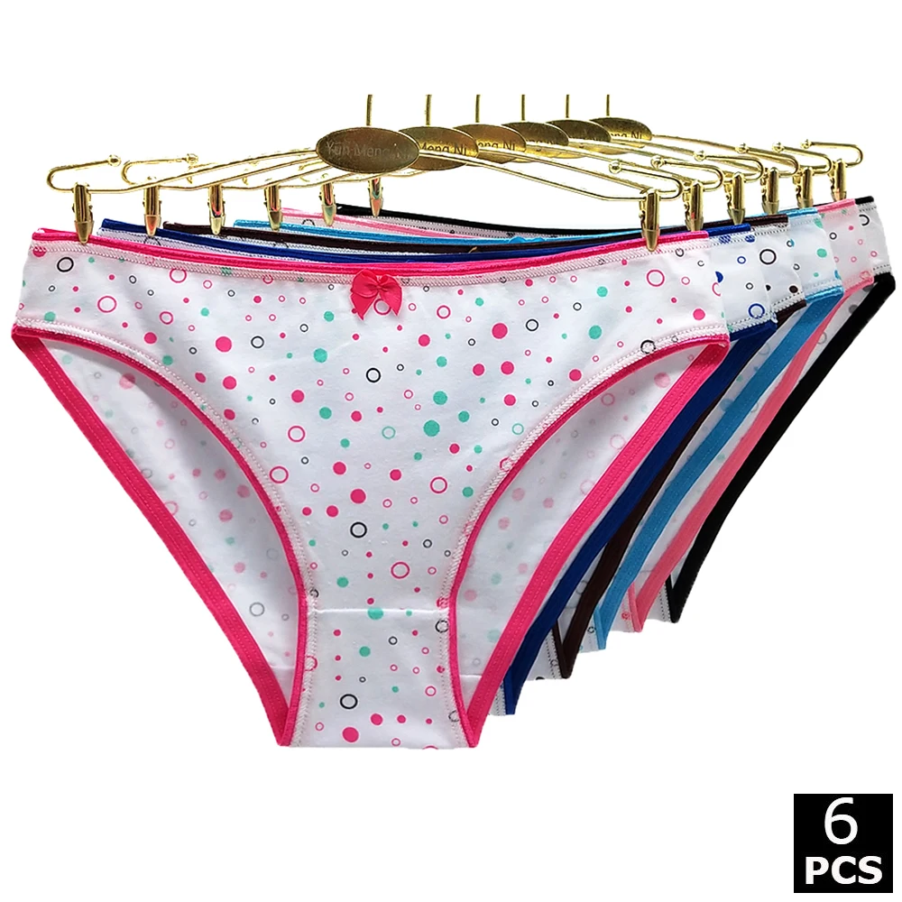 

Трусы Alyowangyina 6 шт./лот, однотонные Хлопковые женские трусы, удобное нижнее белье, пикантные трусы, 89381