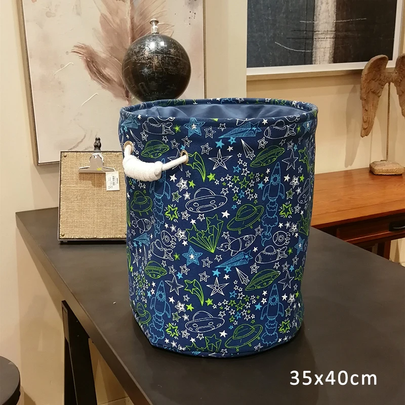 

35*40cm Toy Storage Box Multifunction 1Pcs Sundries Storage Barrels Dirty Laundry Basket Large Capacity Home Organizer