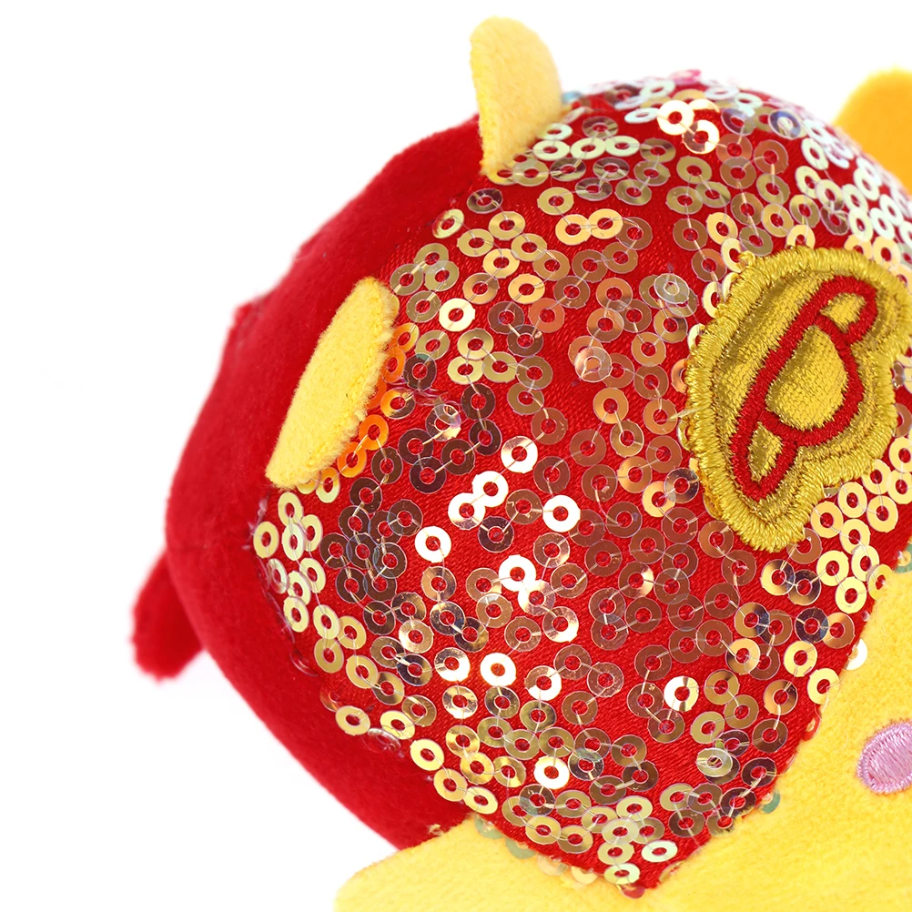 

1PC 2021 Year Chinese Zodiac Ox Cattle Plush Toys Cute Cow Mascot Plush Doll for Children Kids Gift 10cm*11cm