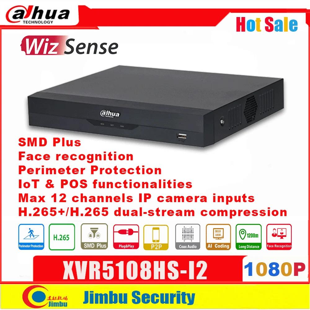 Сетевой видеорегистратор Dahua XVR 1080P XVR5104HS I2 4 канала пятиядерный ГП брод 5M N/1080P