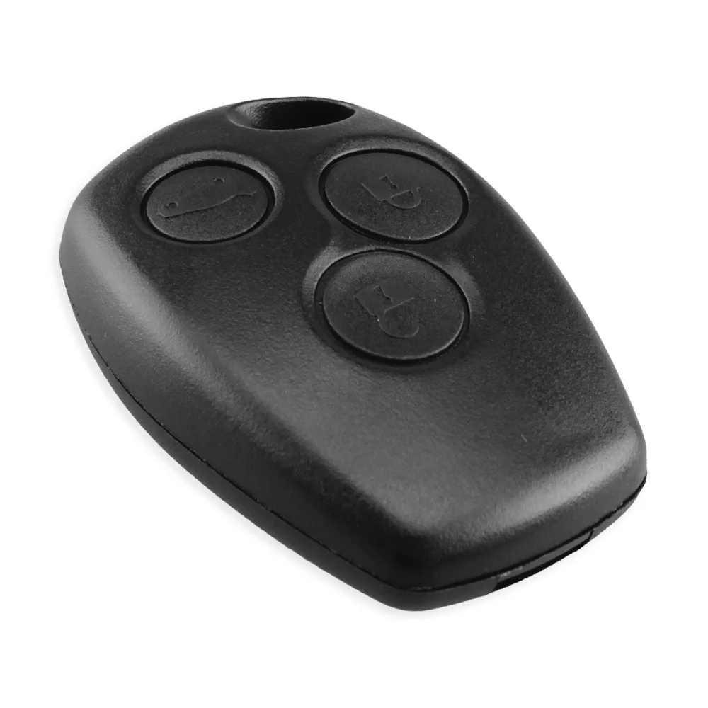 Фото Запасной чехол KEYYOU для автомобильного ключа с 3 кнопками для Renault Logan Sandero Clio Fluence Vivaro Master Traffic Key, чехол без лезвия. №5