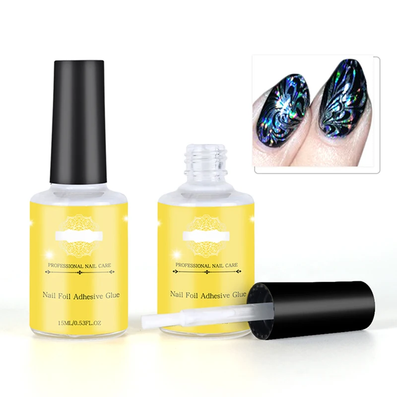 Новейший 15 мл белая прозрачная звезда Стикеры специальный клей для нейл арта s