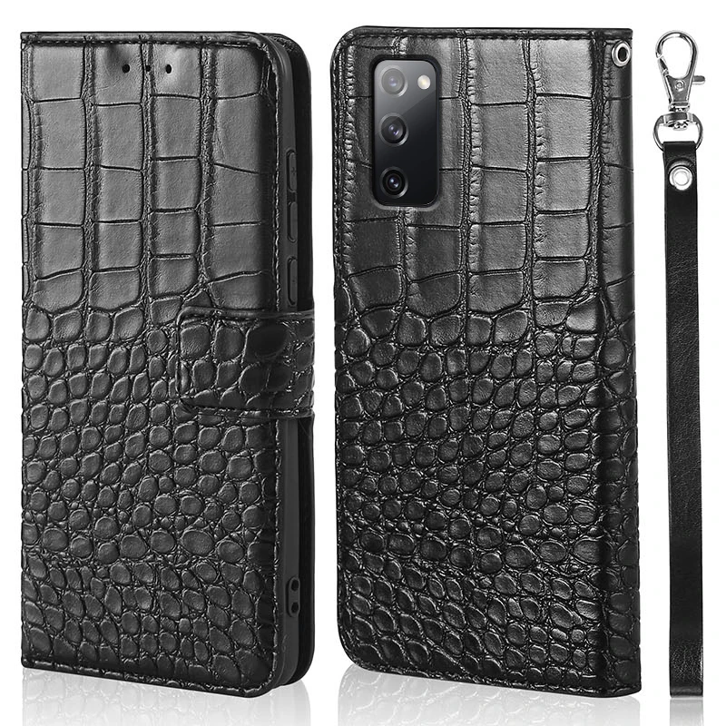 

DOREXLON crocodile grain Leather Flip Case For Samsung Galaxy S20 Magnetic Wallet Cover For S20 LITE Ultra Phone cover