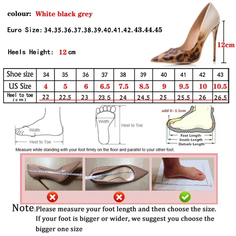 

European fashion leopard high heels pointed stiletto high heel leopard print heel height 7.8.9.10.11.12 cm banquet shoes shoes