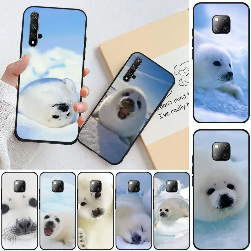 Чехол для телефона LJHYDFCNB белая печать черный мягкий чехол Honor 20 20lite View 7C 8C 7A 8A 10i 20i