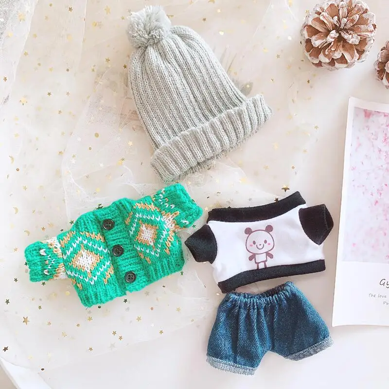 

[MYKPOP]KPOP Dolls Clothes & Accessories: Clothes 4pcs Set for 20cm Dolls(without Doll) Fans Collection SA1073102