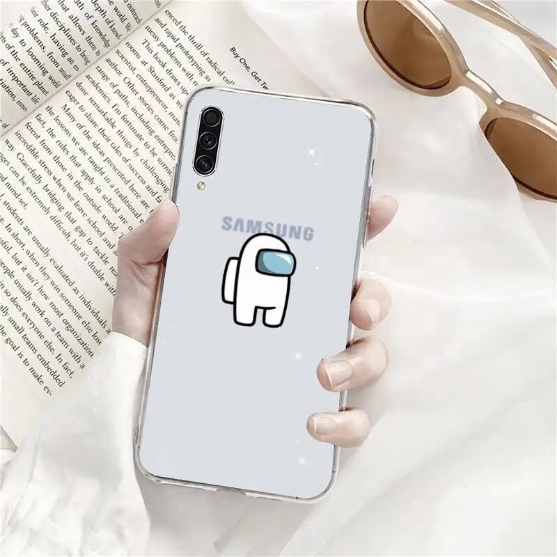 

Among Us Game funny cute Phone Case Transparent for Samsung A71 S9 10 20 HUAWEI p30 40 honor 10i 8x xiaomi note 8 Pro 10t 11