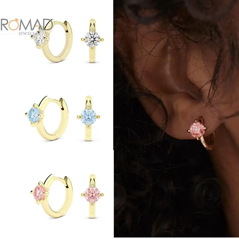 

Серьги ROMAD женские из серебра 925 пробы, с бриллиантами