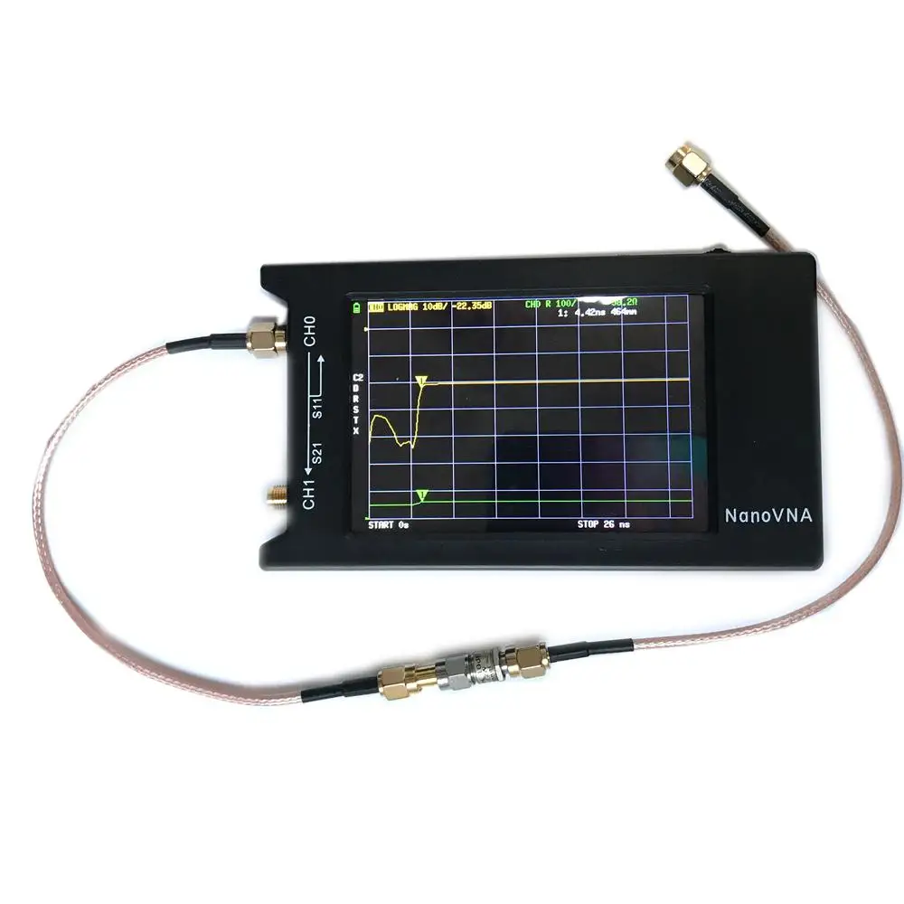 Анализатор сетевой антенны 10 кГц ~ 1 5 ГГц 4 дюйма ЖК-дисплей аккумулятор 1950 мАч |