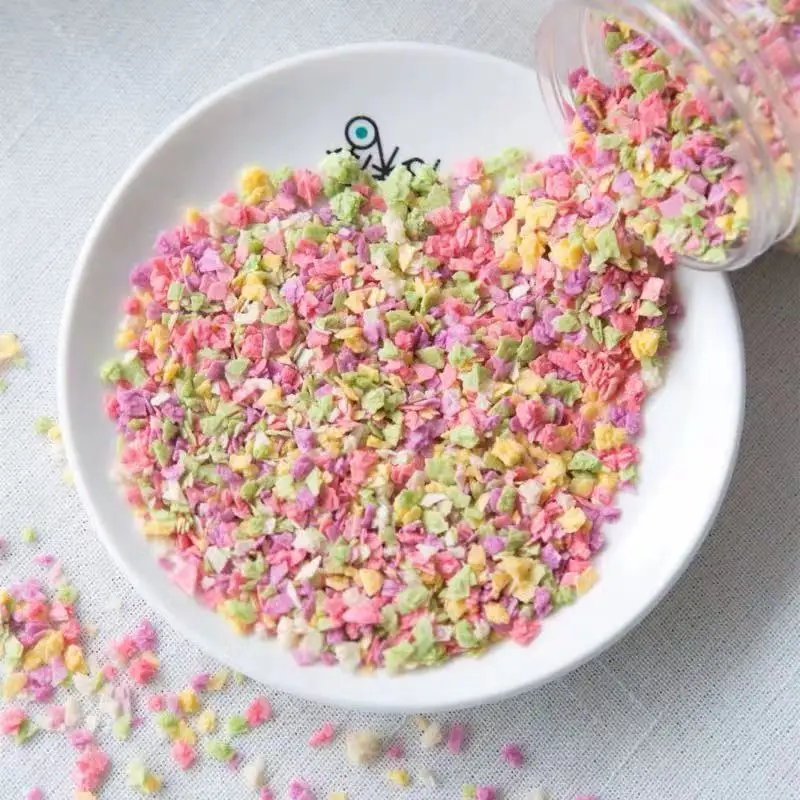 Красочная шоколадная овсянка разбрызгивающие хлопья для торта помадка Diy