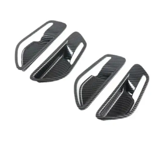 Автомобильная Внутренняя дверь чаша крышка отделка углеродного волокна для Hyundai