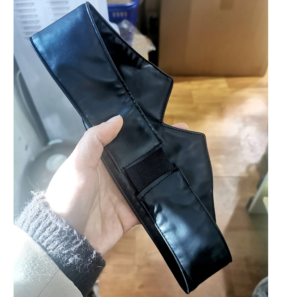 Черная полиуретановая маска для косплея по мотивам аниме | Тематическая одежда и