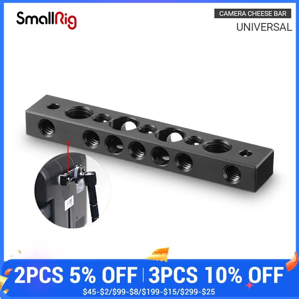 Сырная бар для камеры SmallRig с резьбовым отверстием 1/4 дюйма и 3/8 крепления монитора