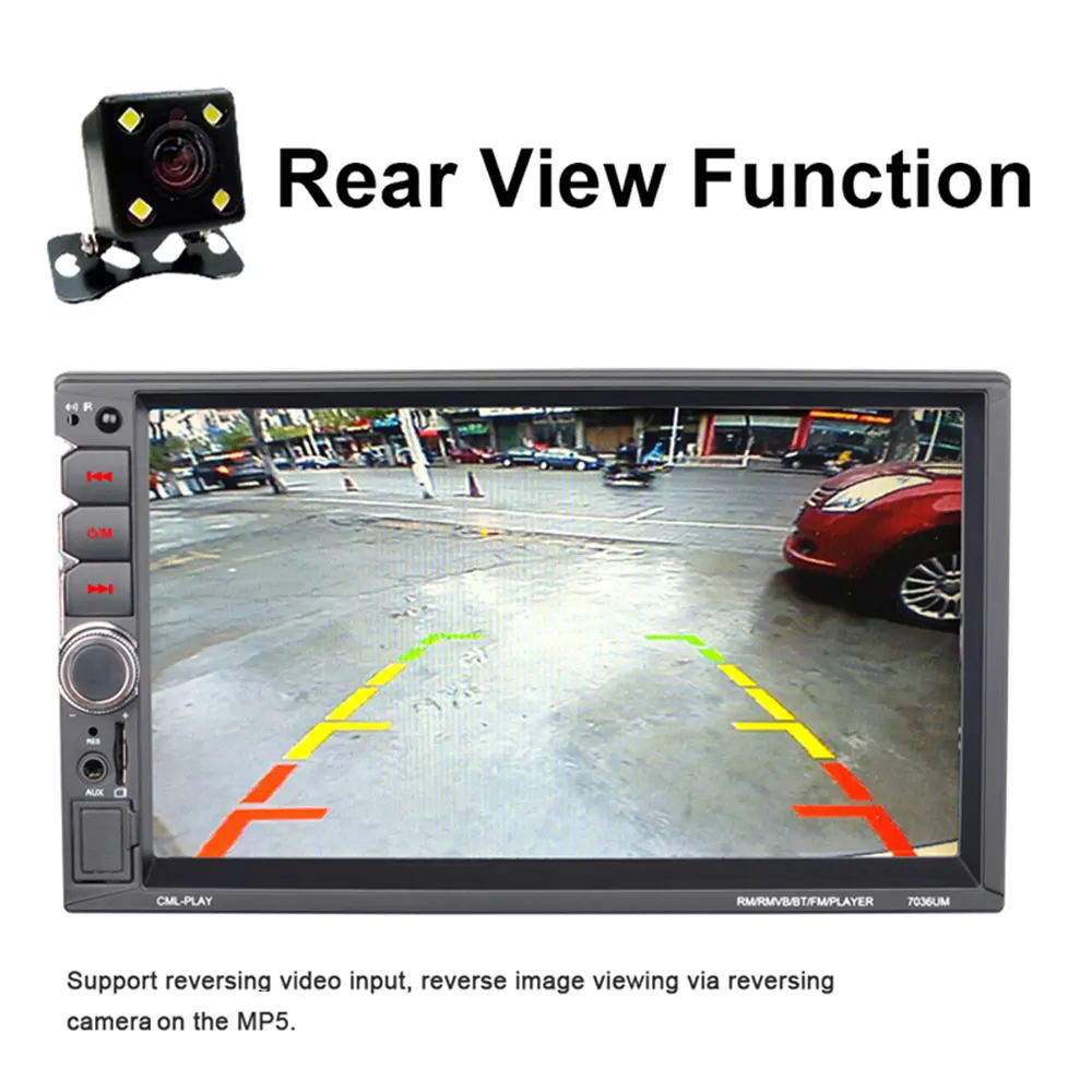 Салона автомобиля MP5 плеер Поддержка TF карта Автомобильный стерео автомобильные