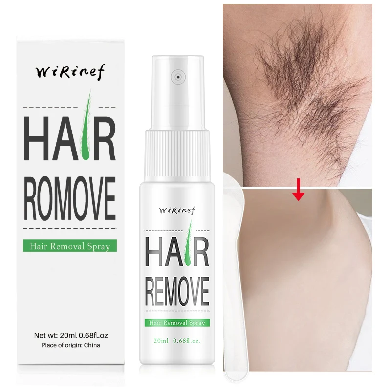 

Hair Inhibition Spray Hair Growth Stop Removal Serum Beard Bikini Intimate Inhibition Hair Painless Hair Remover Oil
