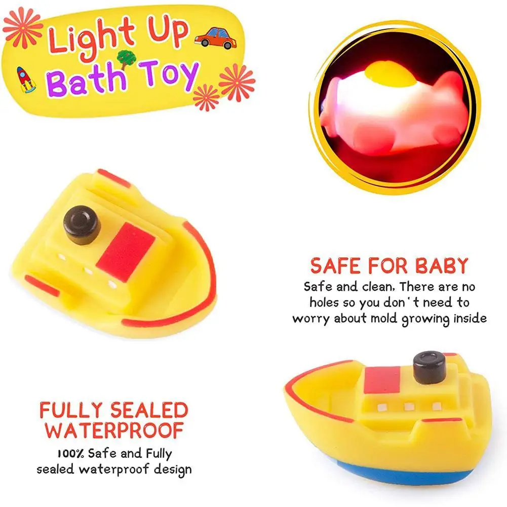 1 шт. 6 видов детские купальные игрушки воды Мигает Плавающий ракета самолет