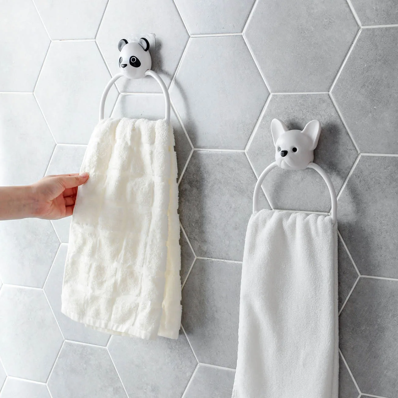 Держатель вешалка для полотенец из АБС пластика|Кольца полотенец| |