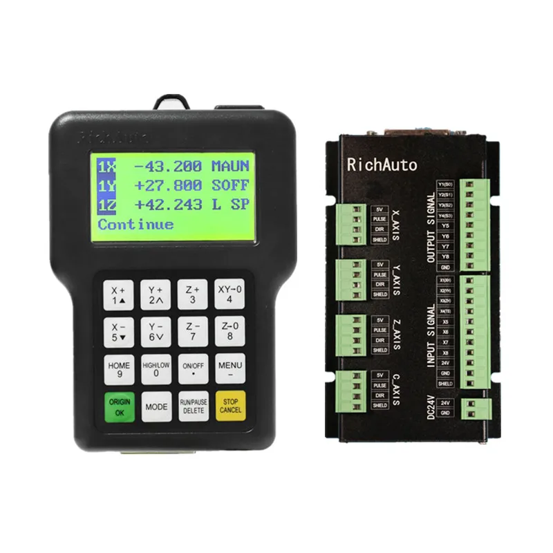 

RichAuto DSP A11 CNC controller A11S A11E 3 axis Motion Controller remote For CNC engraving and cutting English version