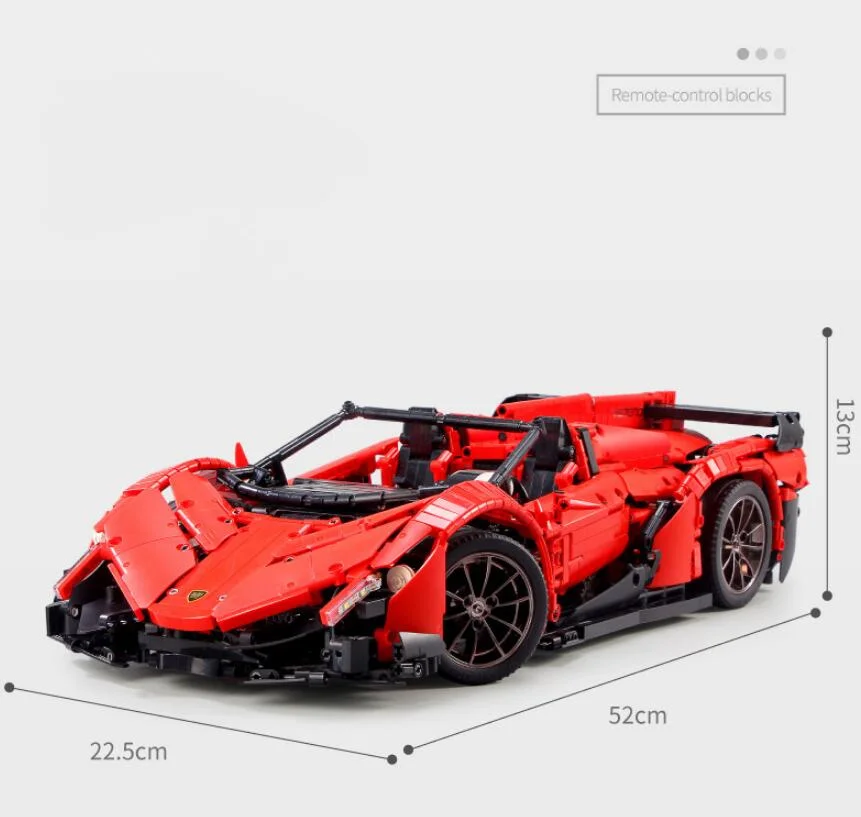 13079 Technic серия Veneno модель родстера Строительные блоки Набор совместимы MOC-10559 классический RC Автомобиль Стайлинг игрушки
