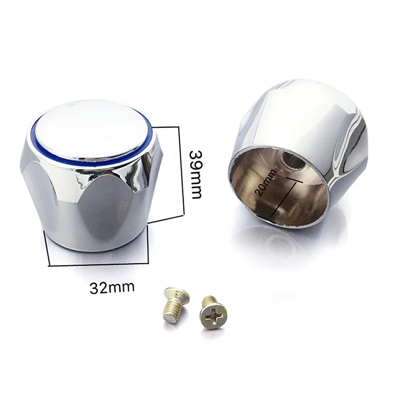 

2 Sets New Hot Cold Knob Handle For Home Kitchen Bathroom Washbasin Sink Grifo Cocina Accesorios Baño Grifo Giratorio
