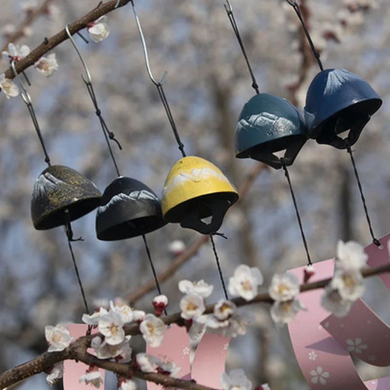 Южнояпонская железная ветряная колокольчик с креплением на снег металлическая