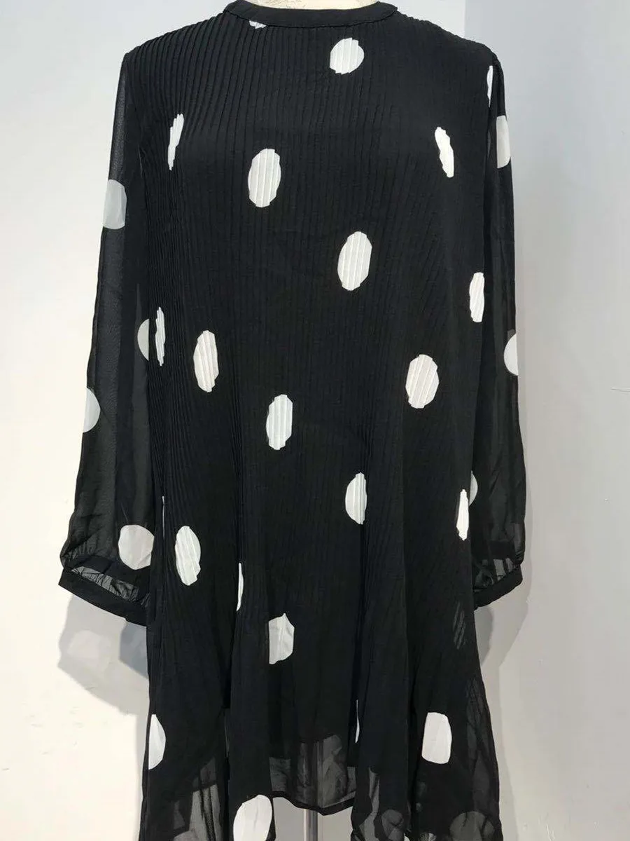 Свободное плиссированное платье в стиле ретро для женщин летняя повседневная