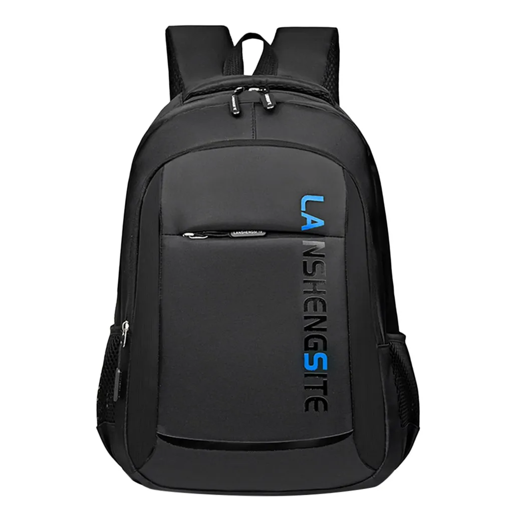 Классический мужской уличный рюкзак Oxford вместительный на молнии школьная сумка