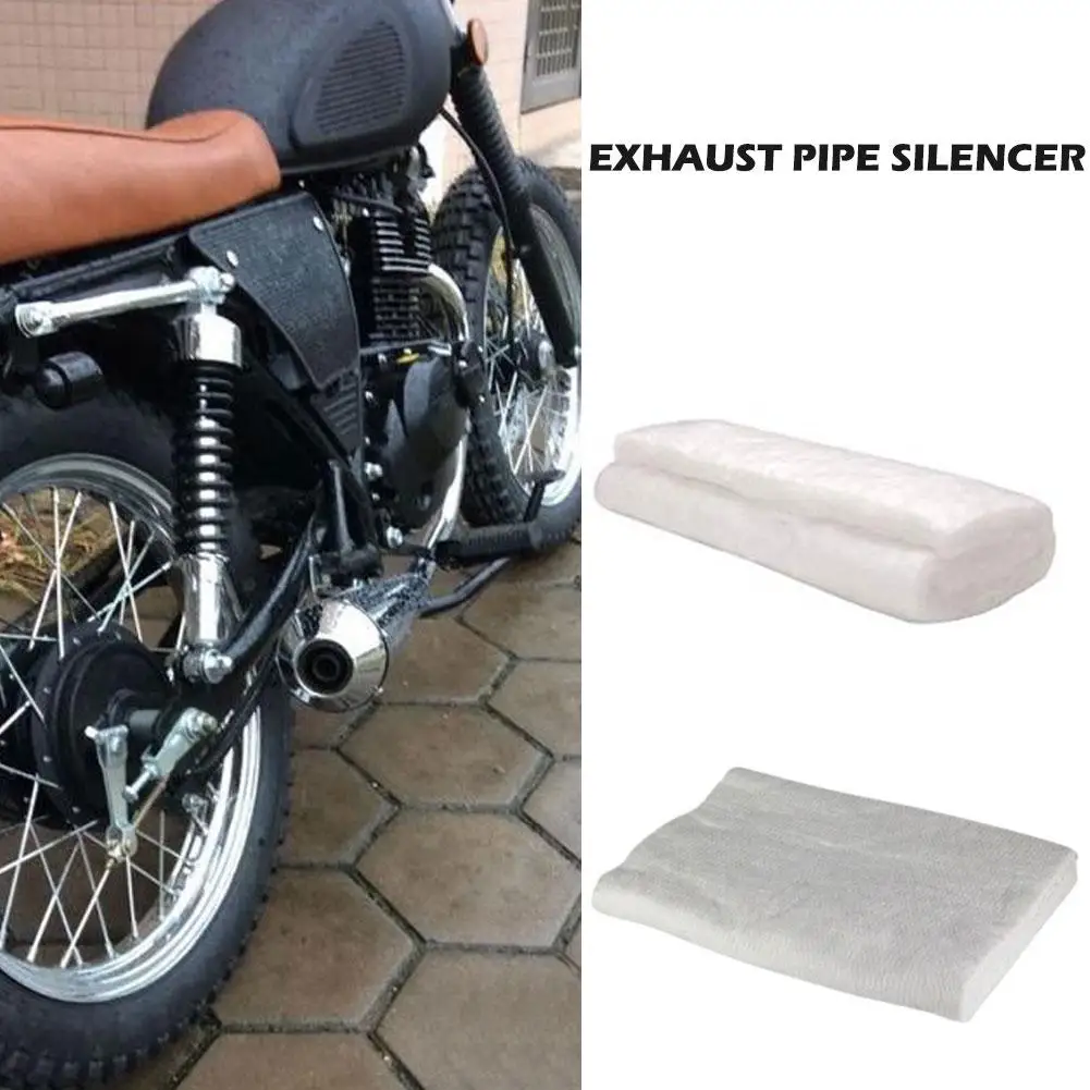 

Universal Fiberglass Motorcycle Exhaust Motorcycle Muffler Silencer Fiber Packing Cloth For Escape Moto Pipe Silencing Cotton