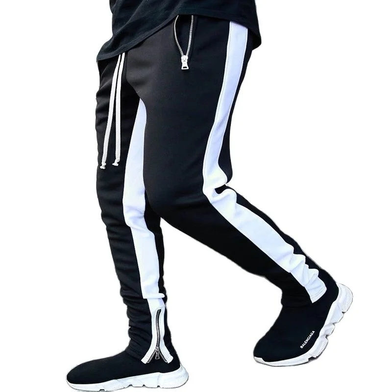 

Men Casual Joggers Pants Solid Thin Cargo Sweatpants Male Multi-pocket Trousers New Mens Sportswear Hip Hop Harem Pencil Pants