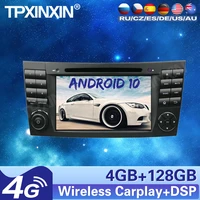 4128g for mercedes benz e class w211 android car radio stereo tape recordr multimedia player gps navigation headunit carplay