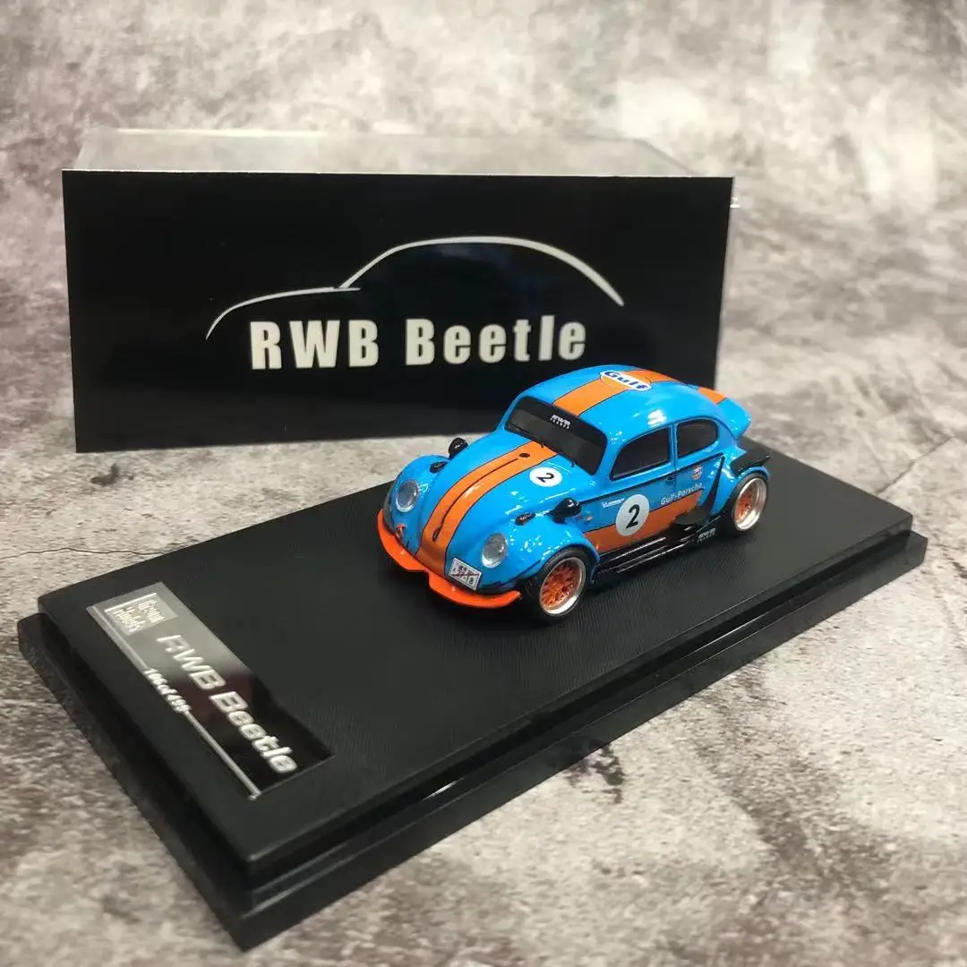 

Dream Models 1/64 RWB Beetle Resin Model Car Die-cast Vehicle Display Windows Version Collection - Gulf Coating