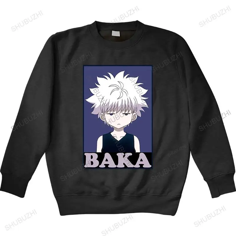 

Hunter X Hunter Classic Manga Killua Hisoka Cartoon print Pure cotton woman BAKA hoody harajuku Korean pop Tops sweatshirt