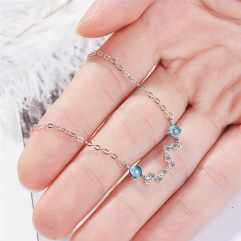 Женский браслет из серебра 925 пробы с кристаллами|Гибкие и жесткие браслеты| |