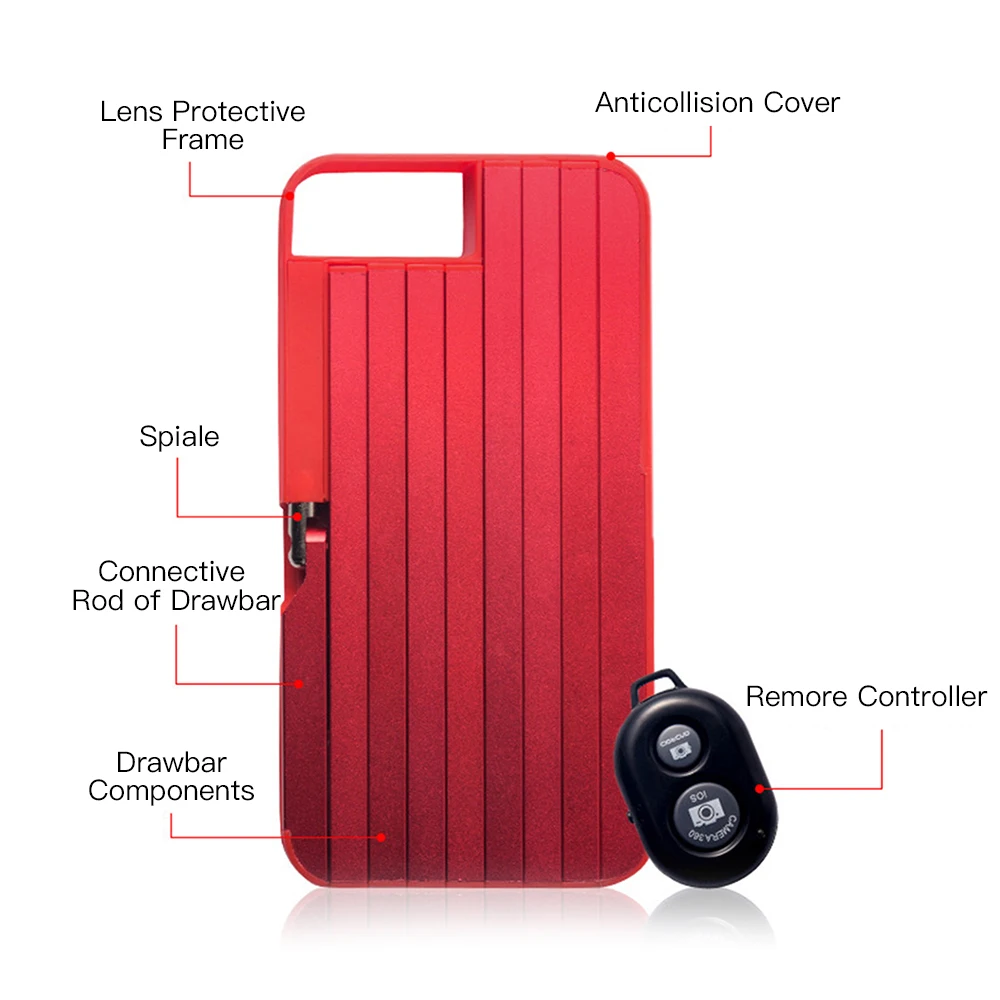 Многофункциональная селфи-палка мобильный телефон складной чехол