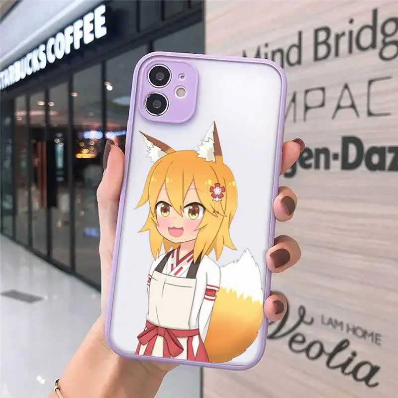 

Senko The Helpful Fox luxury Phone Cases coque matte transparent For iphone 7 8 11 12 plus mini x xs xr pro max cover