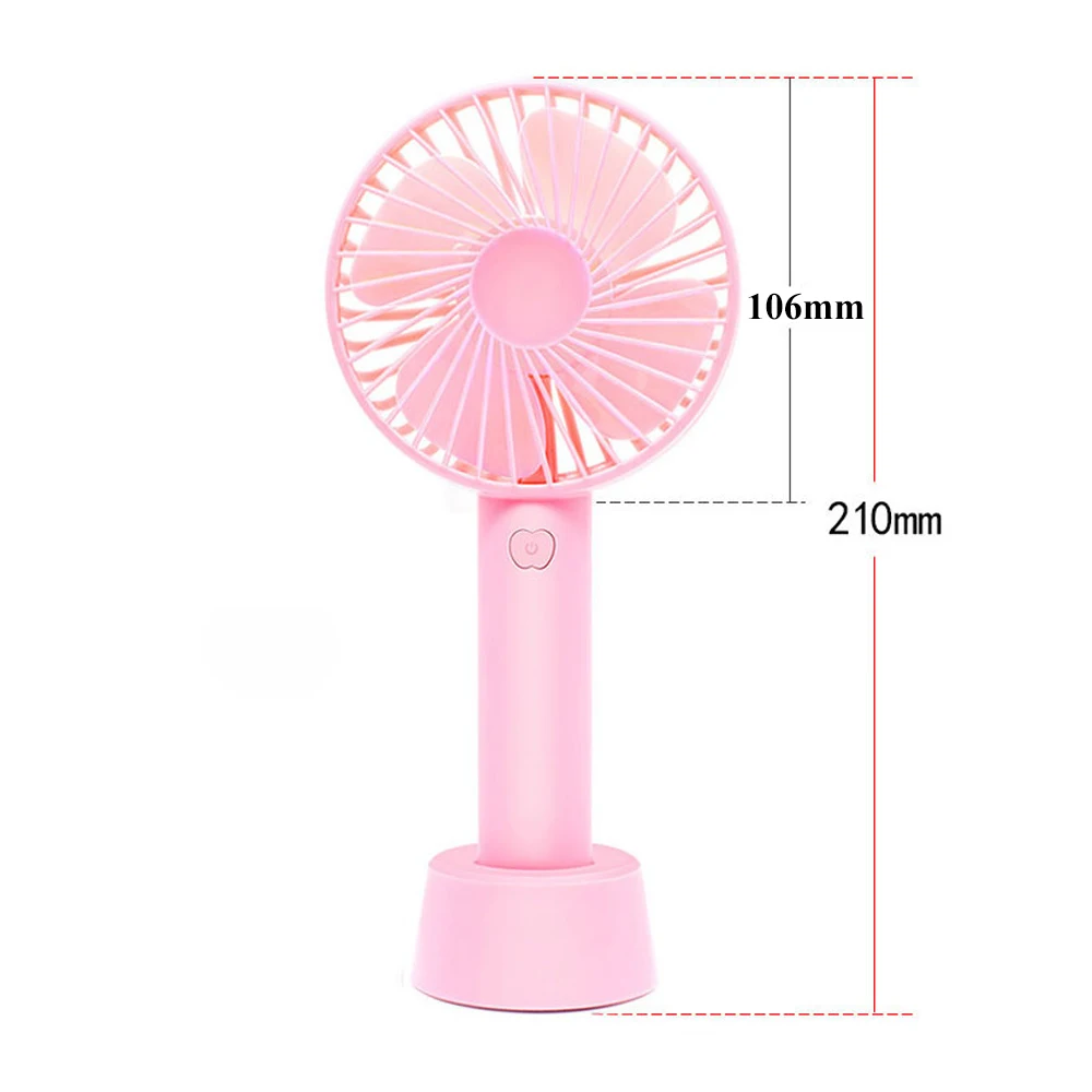 Summer Cooler Portable Fan Handheld Mini USB Charging Desk Fans Rechargeable Adjustable 3 Speed For Office Outdoor Travel | Бытовая