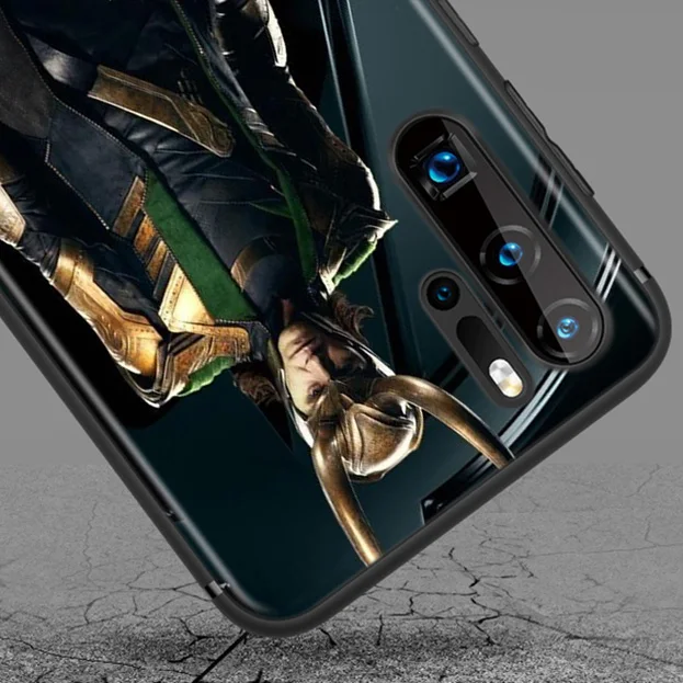 

Marvel Avengers Loki For Huawei P50 P40 P30 P20 P10 P9 P8 Lite E Mini Pro Plus 5G Soft Shell TPU Silicone Black Cover Phone Case