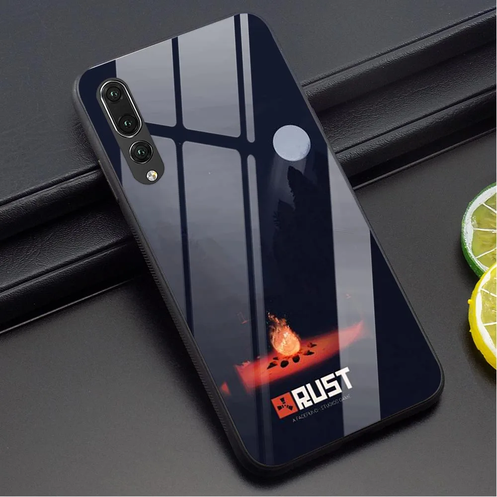K0106004 Ржавчина игра закаленное стекло чехол для телефона huawei mate 20 PRO матовый чехол 20 Lite Honor 9 10 Lite 7A P10 P20 P30 PRO P Smart - Цвет: K0106004