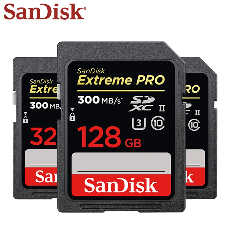 Карта памяти SanDisk Extreme Pro/Ultra 32 ГБ 64 128 U3/U1 SD карта 256 16 флеш SDXC SDHC для камеры|Карты