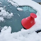 Автомобильный скребок для снега, скребок для льда, воронка для лобового стекла, лопатка в форме конуса, зимний автомобильный инструмент, скребок для снега для автомобиля