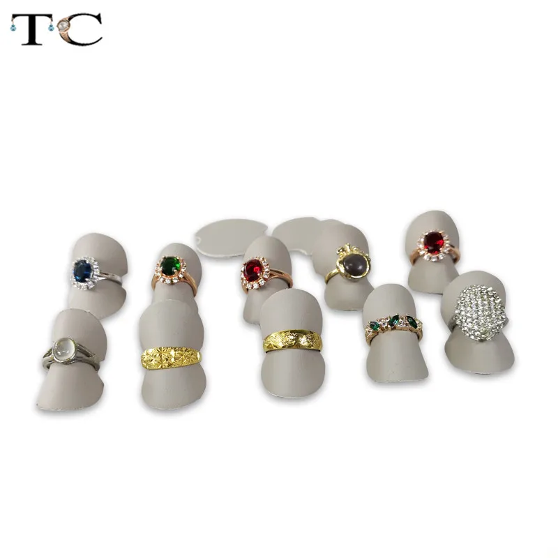 ПУ ювелирные изделия кольцо держатель кольца Органайзер лист ювелирных изделий