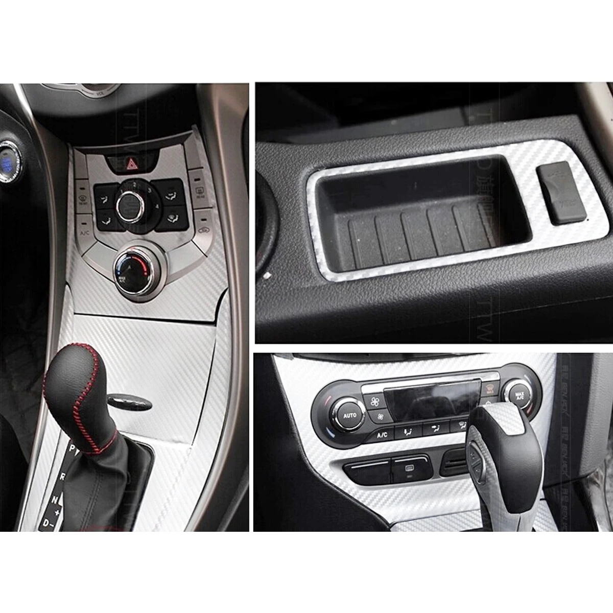 

3D Car Carbon Fiber Film Wrap Roll DIY Sticker For Car Auto Vehicle Decal 30x127cm Ca Styling Decoration Sticker