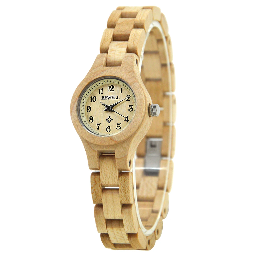 

2020 New Bewell Wooden Watches Female Luxury Brand Ladies Watches Women's Quartz Wristwatches Superior Quality Clock ZS-W123A