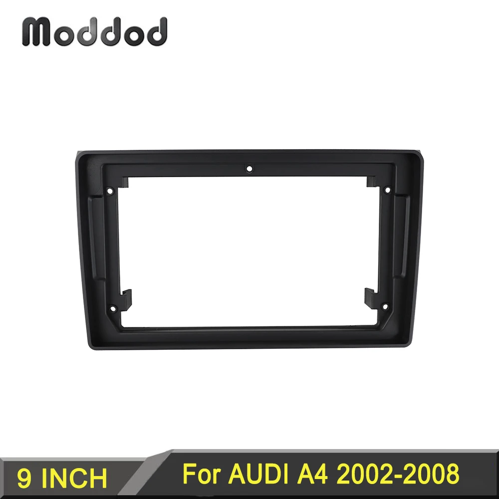 Радиооблицовка для AUDI A4 2002 2008 9 дюймов комплект креплений стереопанели DVD GPS рама