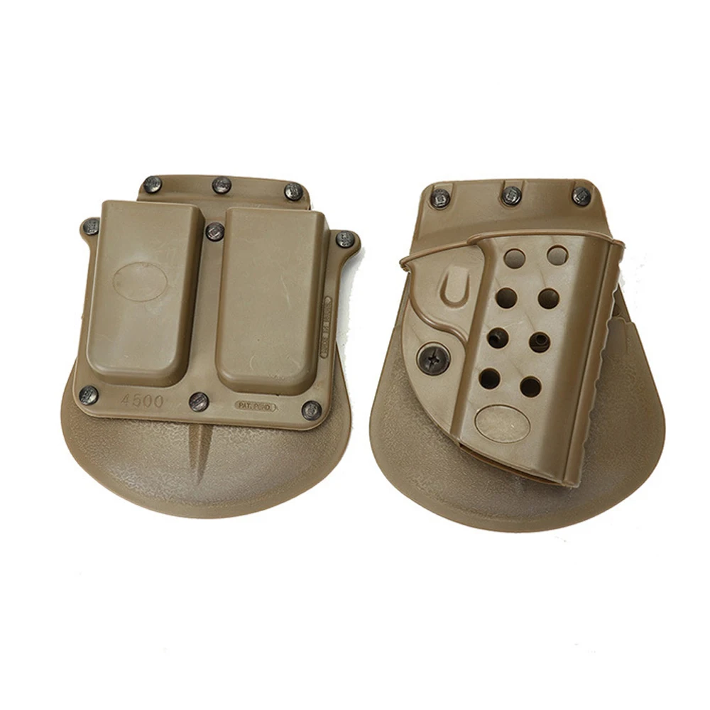 Military Gun Case Tactical Holster 1911 Holster&Mag Pouch Set Airsoft Gear Pistol Holder Magazine Pouch Hunting Accessories