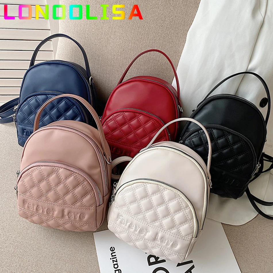 

Multifunctional Mini Handle Bag 3 In 1 Female Shoulder Bookbag Casual Crossbody Small Girls Bagpack Backpacks Shopping Sac Purse