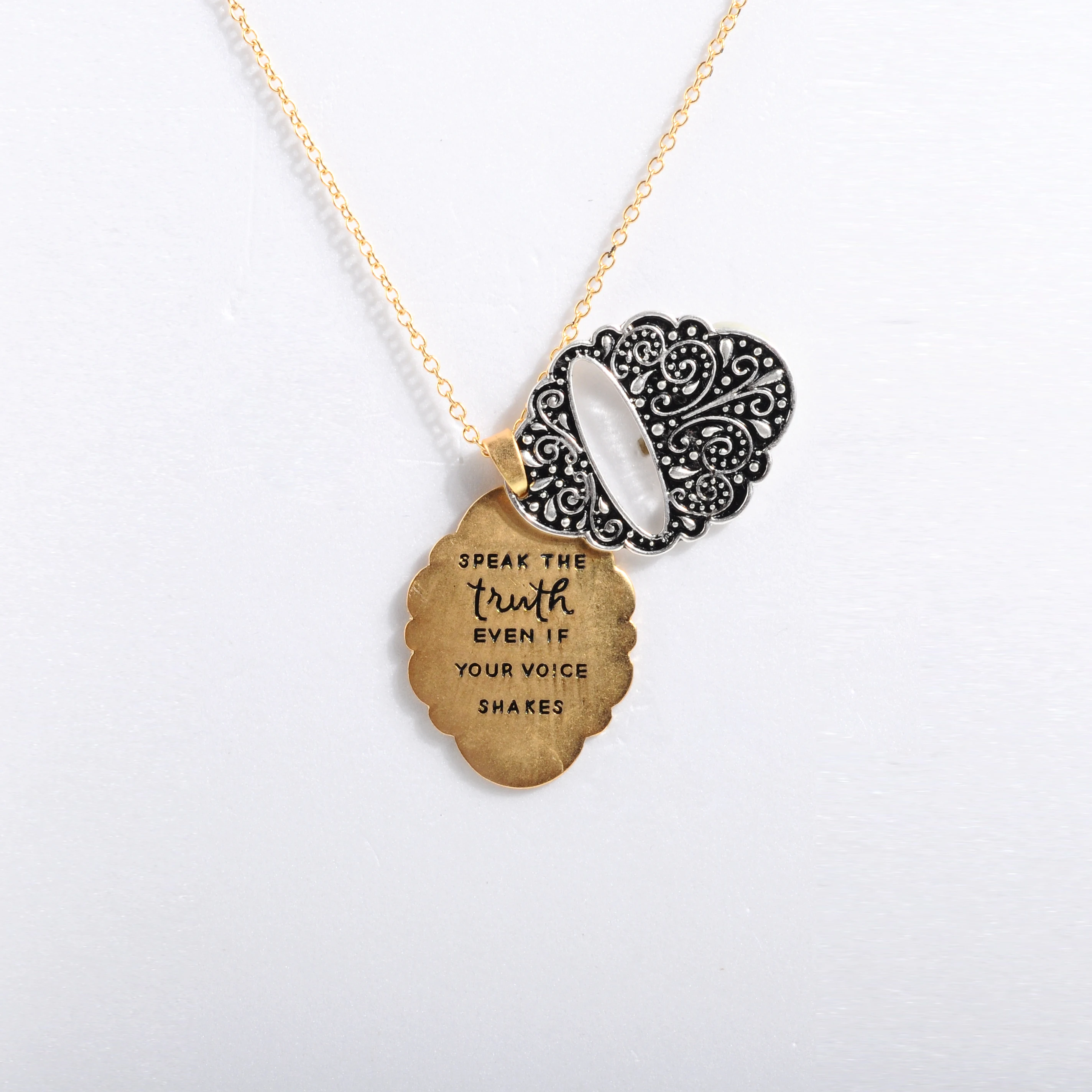 Sloong Новый Винтажный стиль специальный дизайн христианская Библия истина кулон