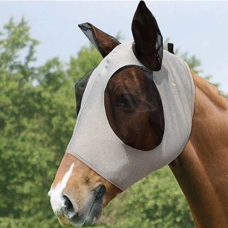 Маска на голову лошади маска лицо противомоскитная | Спорт и развлечения